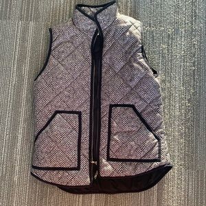 J crew herringbone vest